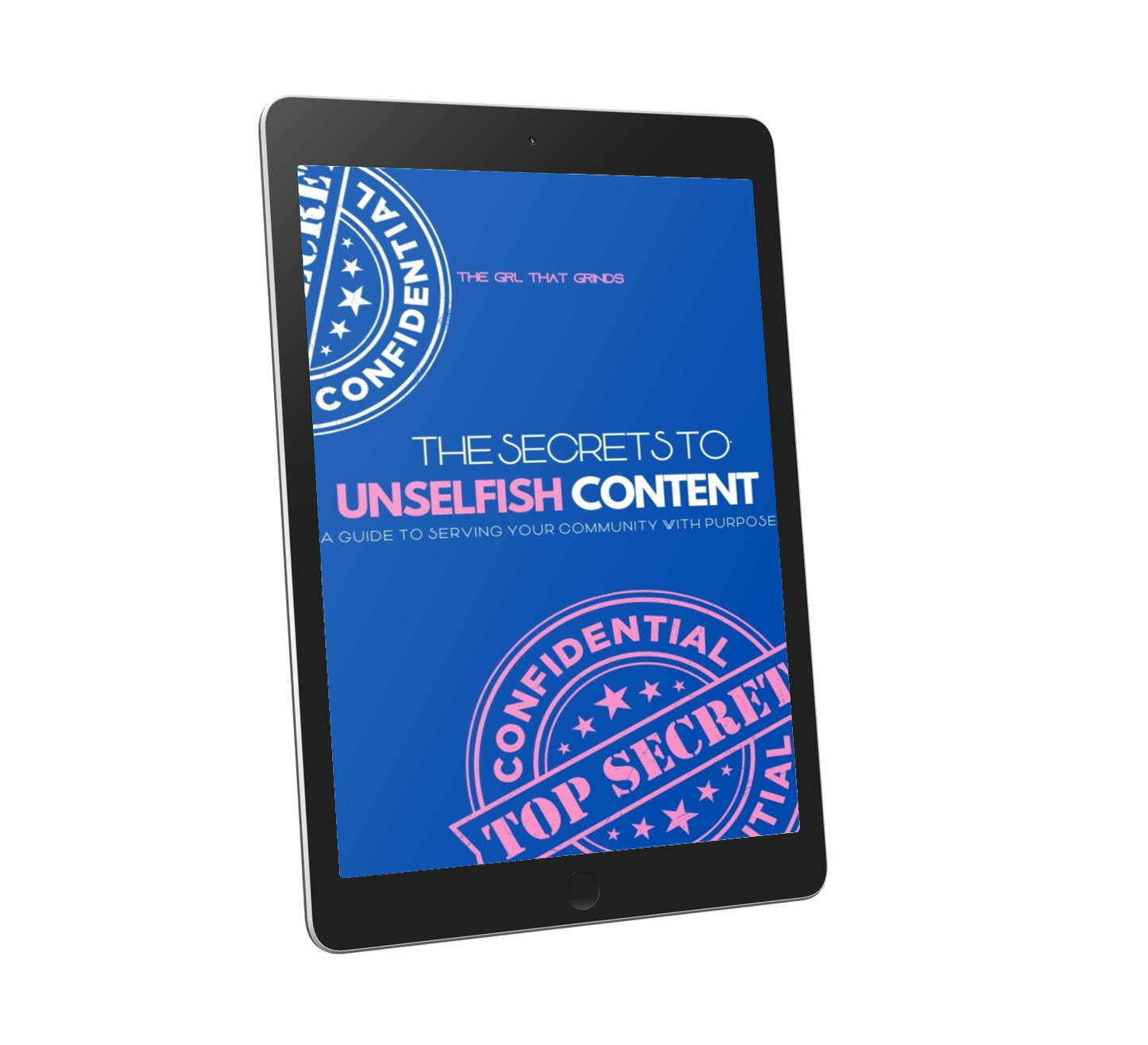 UNSELFISH CONTENT: A GUIDE TO SERVING YOUR COMMUNITY